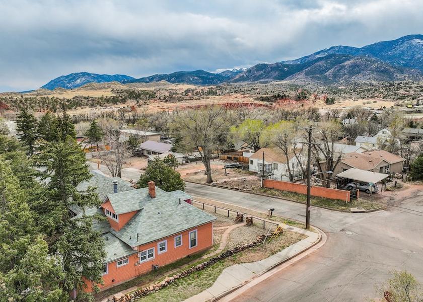 Colorado Colorado Springs Aerial View