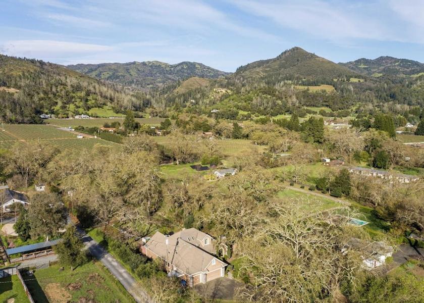 California Kenwood Aerial View