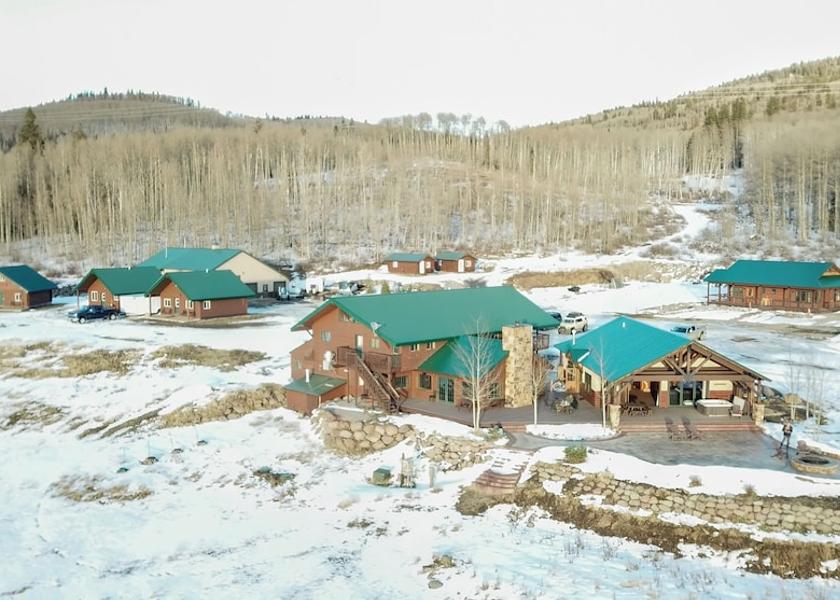 Colorado Paonia Aerial View