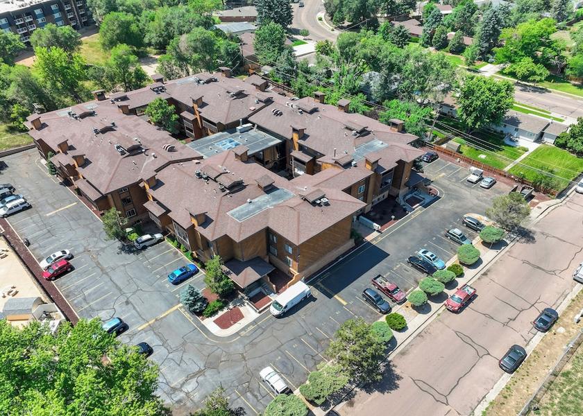 Colorado Colorado Springs Aerial View