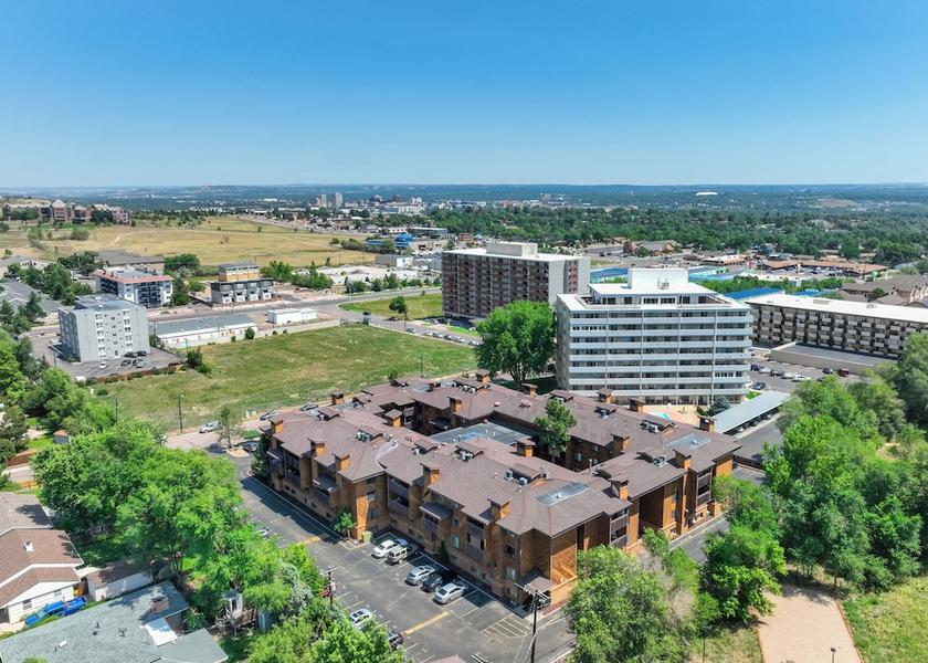 Colorado Colorado Springs Aerial View