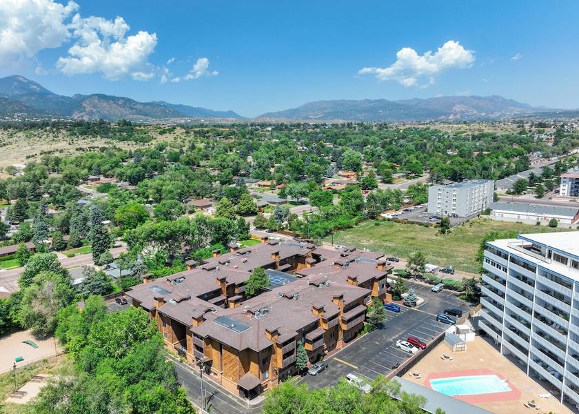 Colorado Colorado Springs Aerial View