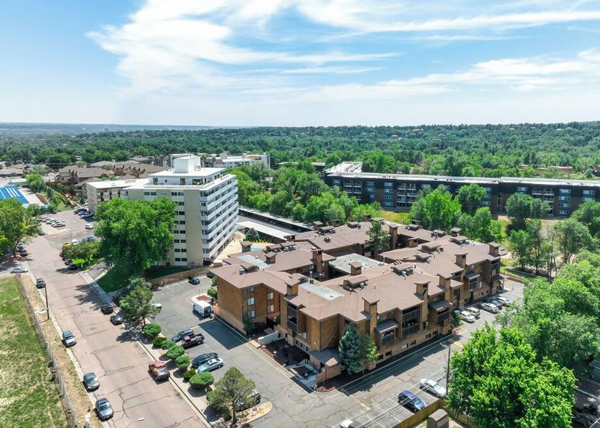 Colorado Colorado Springs Aerial View