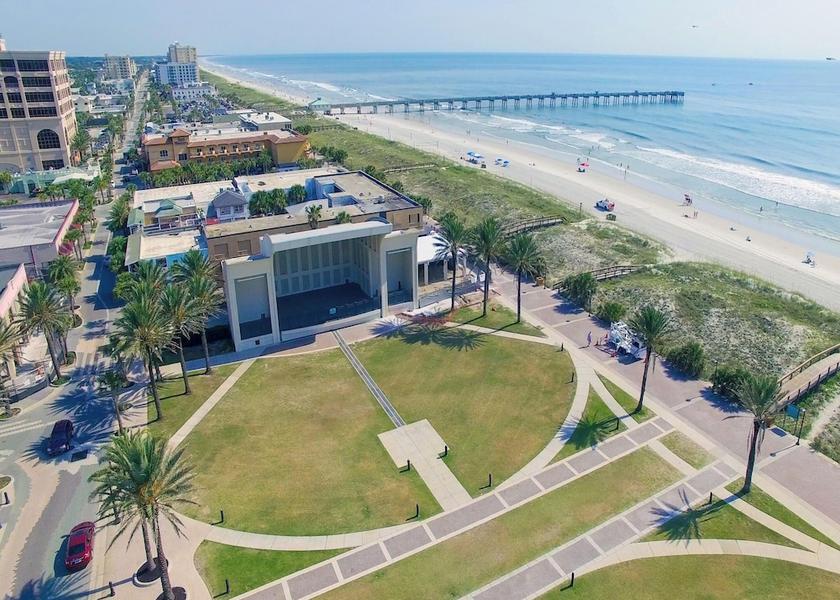 Florida Jacksonville Beach Aerial View