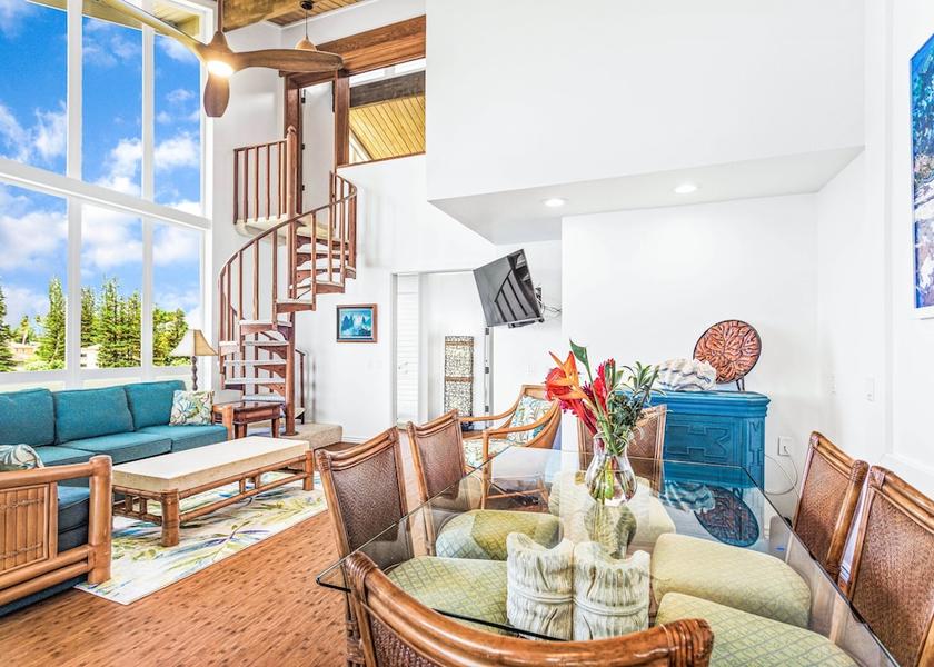 Hawaii Princeville Living Area