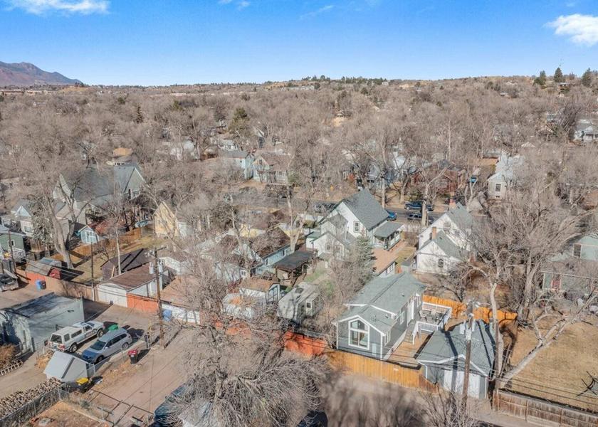 Colorado Colorado Springs Aerial View