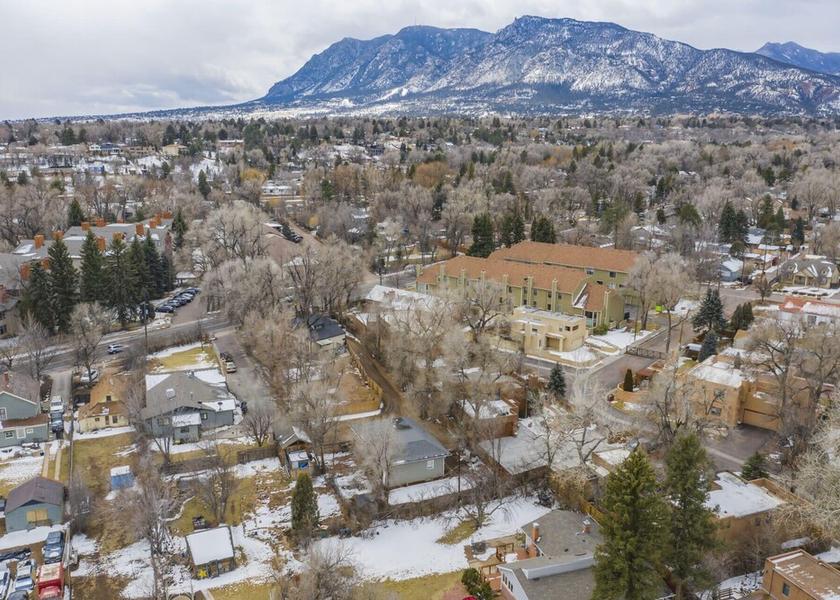 Colorado Colorado Springs Aerial View