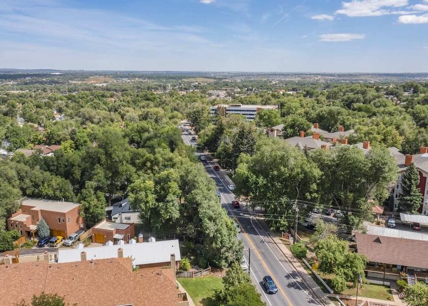 Colorado Colorado Springs Aerial View