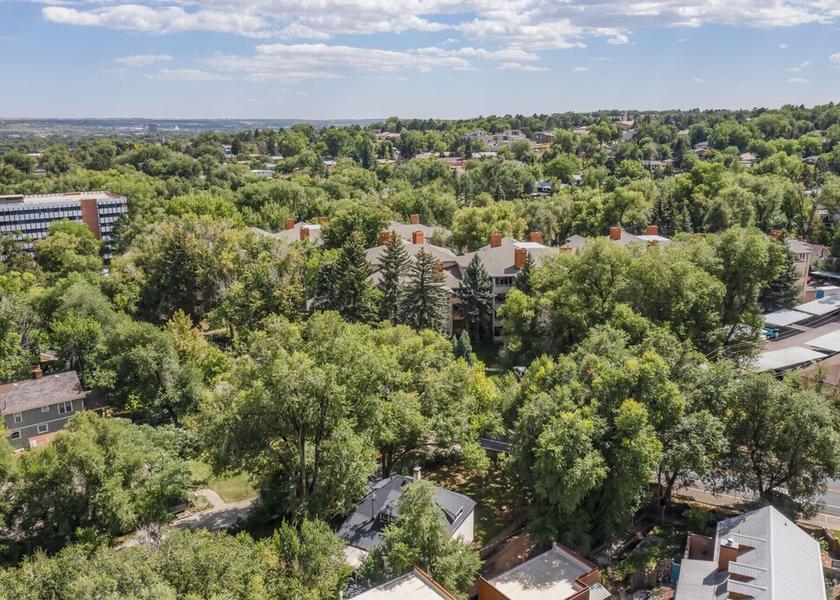 Colorado Colorado Springs Aerial View