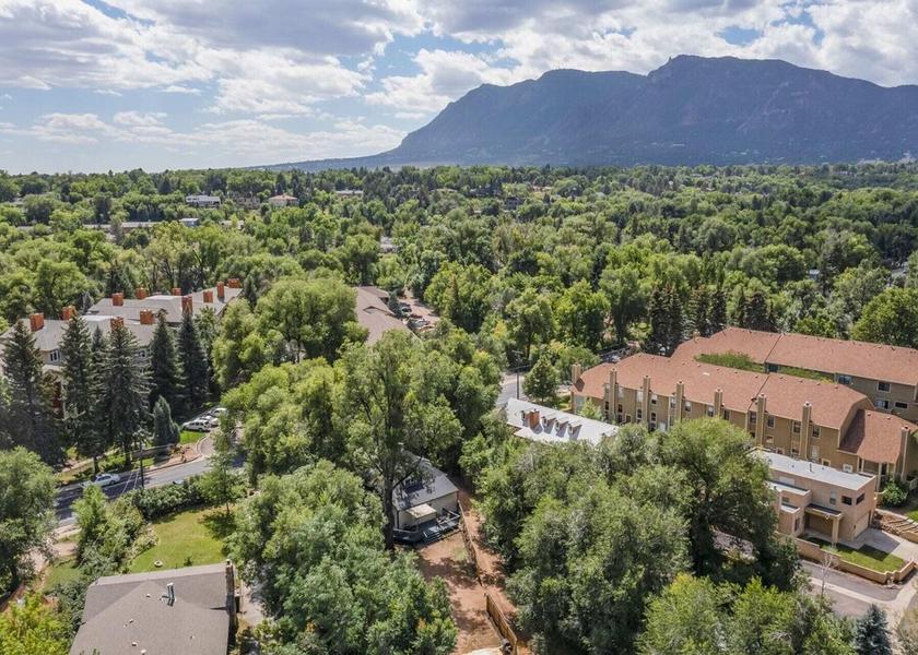 Colorado Colorado Springs Aerial View