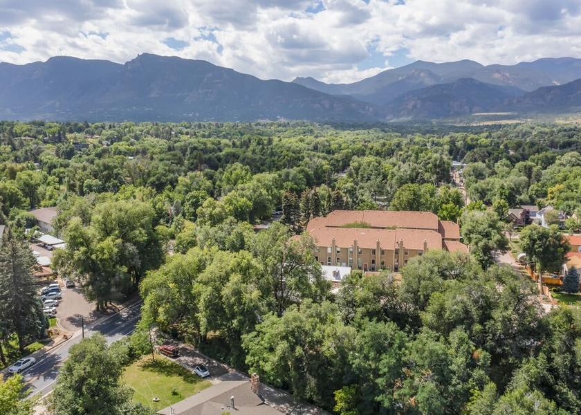 Colorado Colorado Springs Aerial View