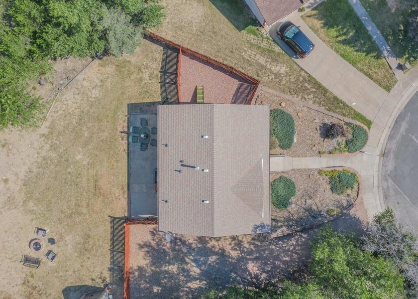 Colorado Colorado Springs Aerial View