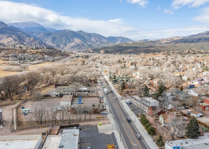 Colorado Colorado Springs Aerial View