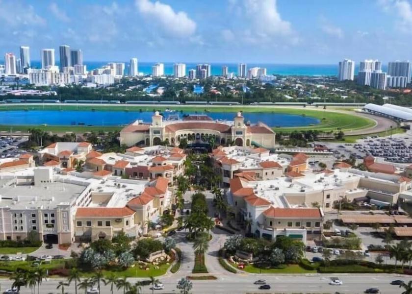 Florida Hallandale Beach Aerial View