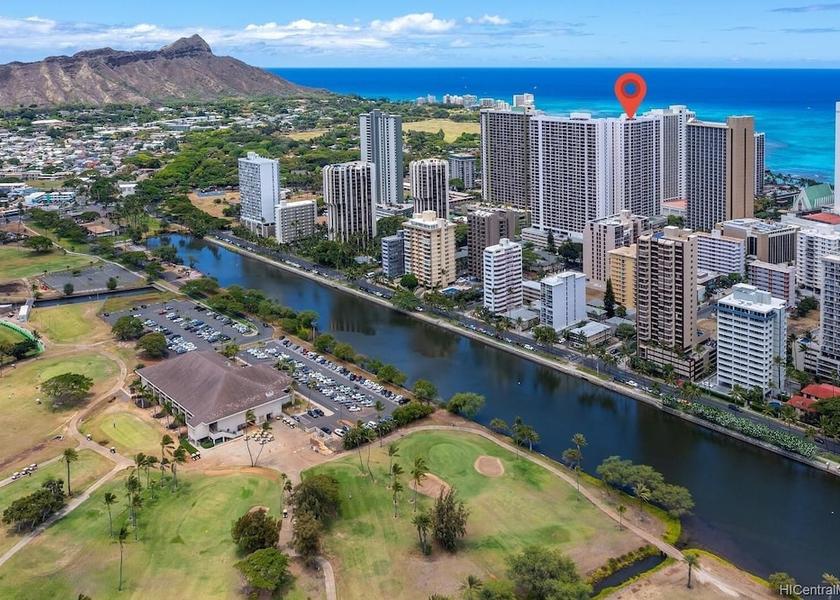 Hawaii Honolulu Aerial View