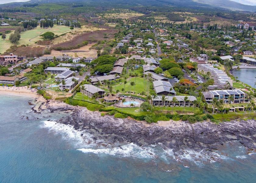 Hawaii Lahaina Aerial View