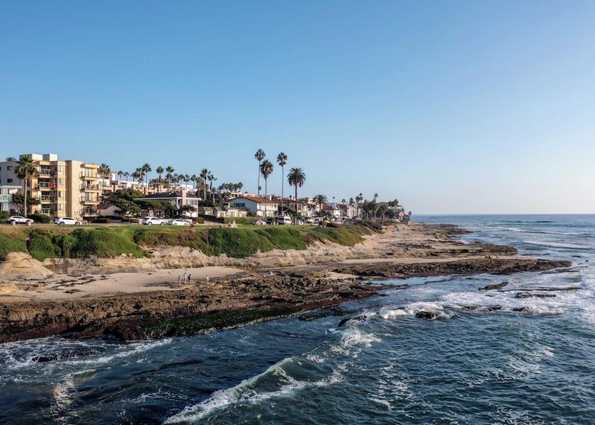 California La Jolla Interior Entrance