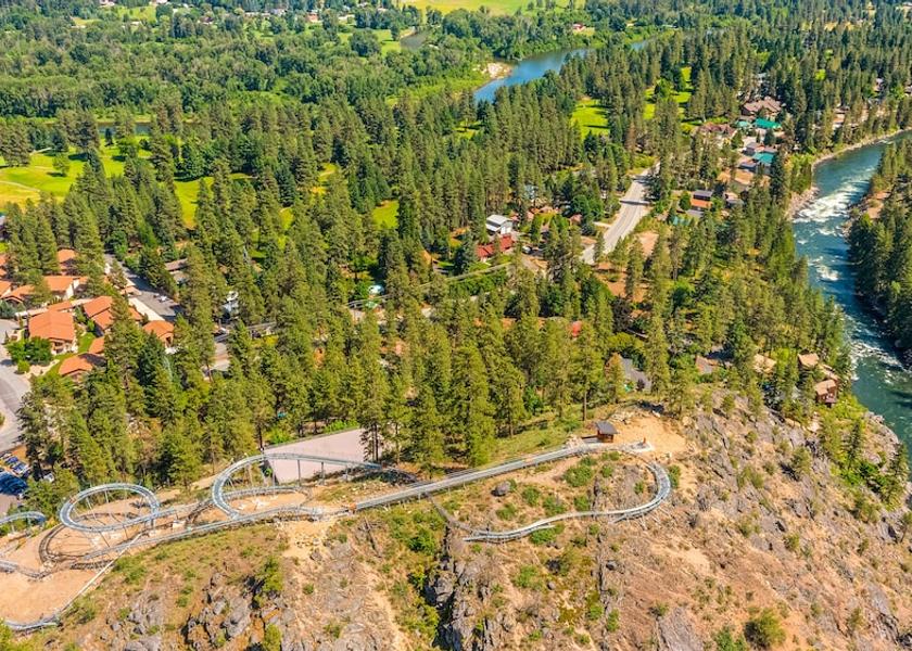 Washington Leavenworth Aerial View