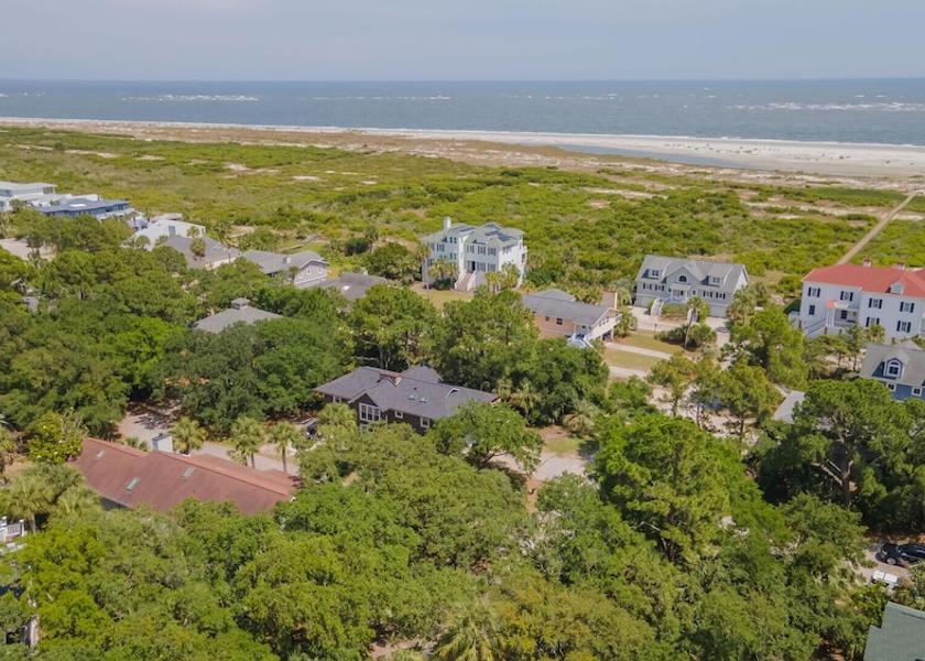 South Carolina Saint Helena Island Aerial View