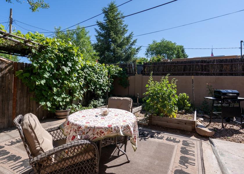 New Mexico Santa Fe Outdoor Dining