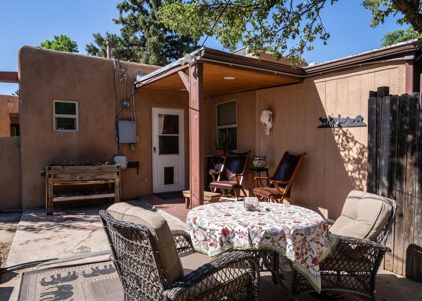 New Mexico Santa Fe Outdoor Dining