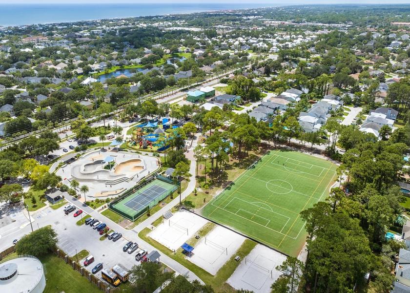 Florida Jacksonville Beach Aerial View
