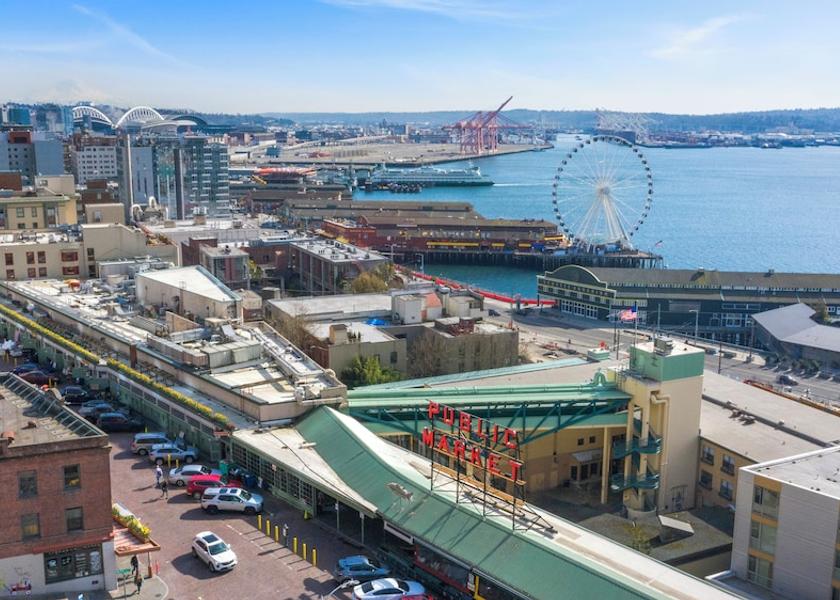 Washington Seattle Aerial View