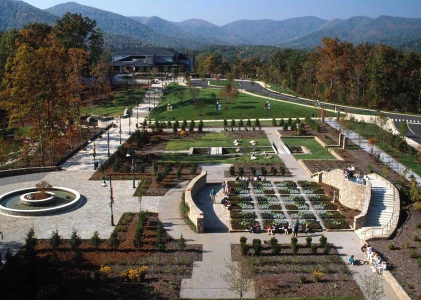North Carolina Asheville Aerial View