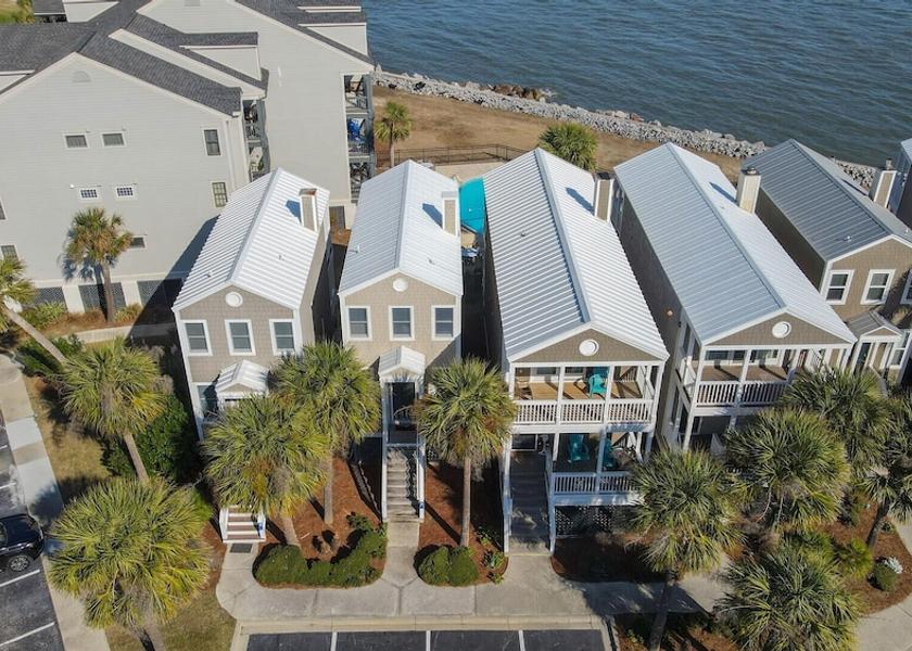 South Carolina Saint Helena Island Aerial View