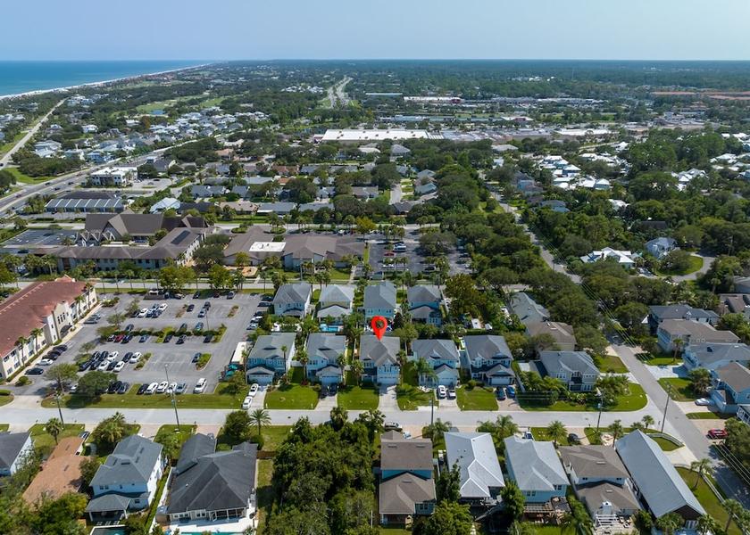 Florida Jacksonville Beach Aerial View