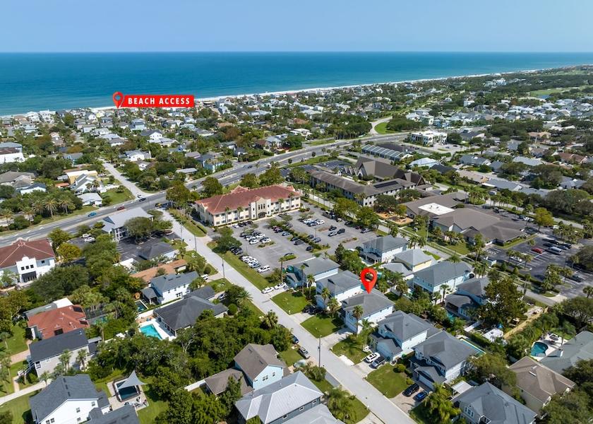 Florida Jacksonville Beach Aerial View