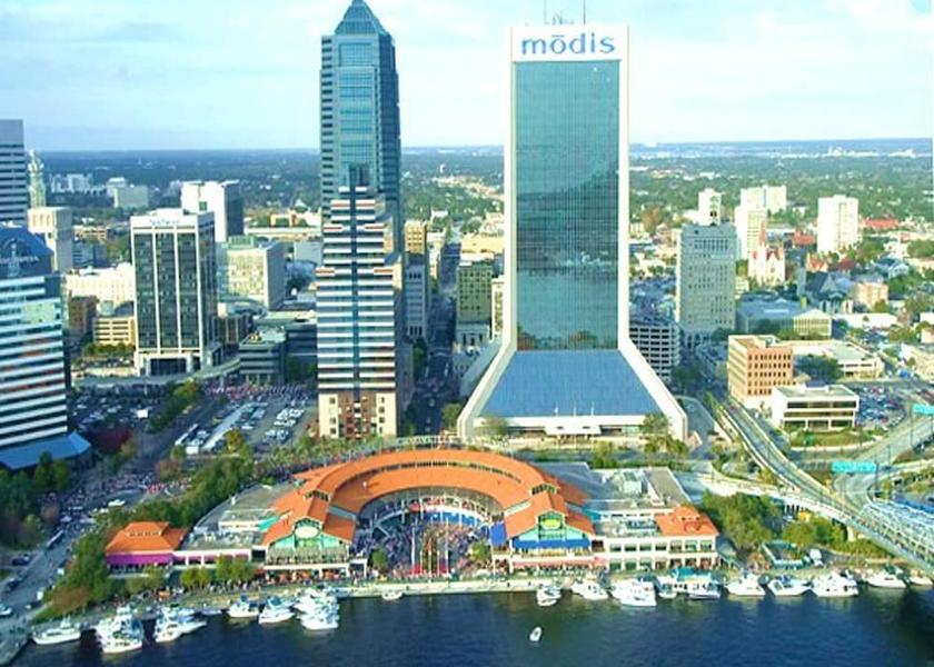 Florida Jacksonville Beach Aerial View