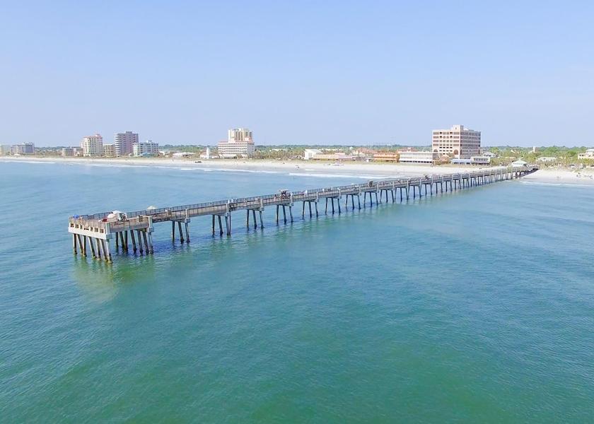 Florida Jacksonville Beach Aerial View
