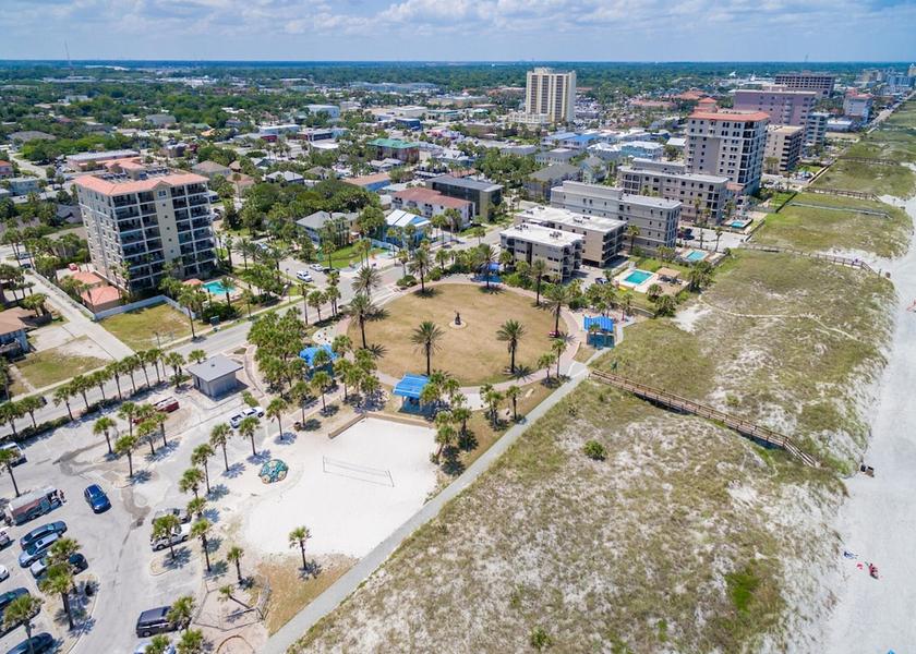 Florida Jacksonville Beach Aerial View
