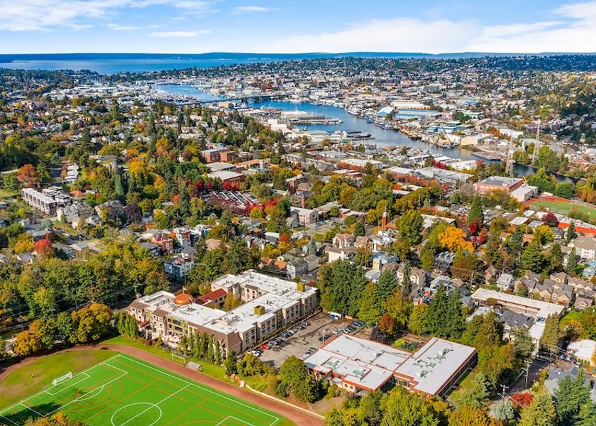 Washington Seattle Aerial View