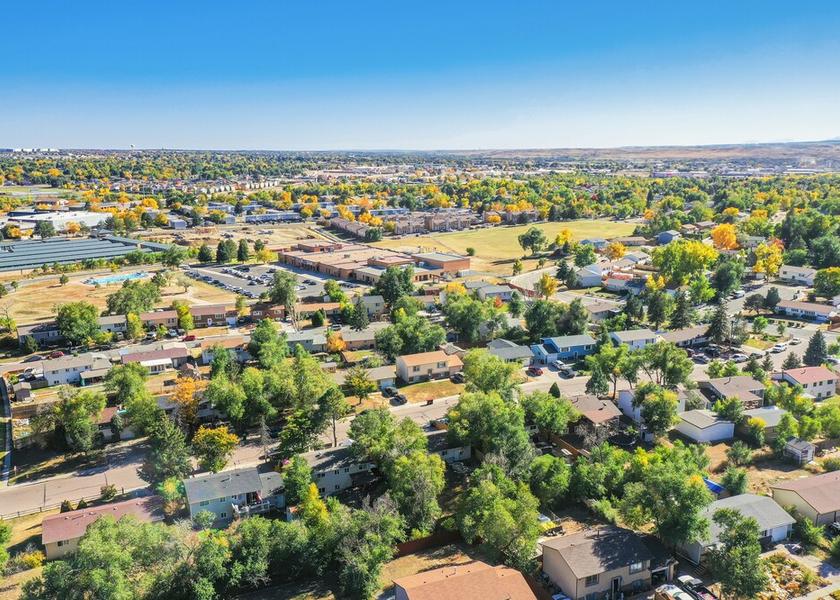 Colorado Colorado Springs Aerial View