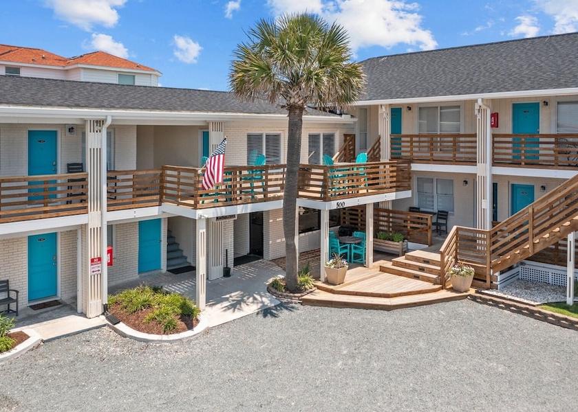 North Carolina Oak Island Front of property