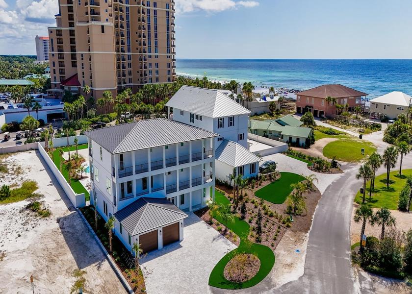 Florida Miramar Beach Aerial View