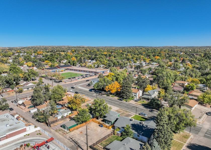 Colorado Colorado Springs Aerial View