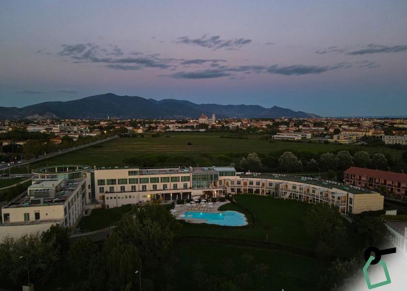 Tuscany Pisa Aerial View