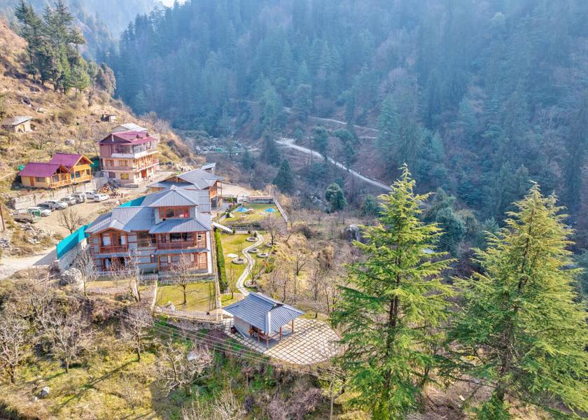 Himachal Pradesh Jibhi Hotel View