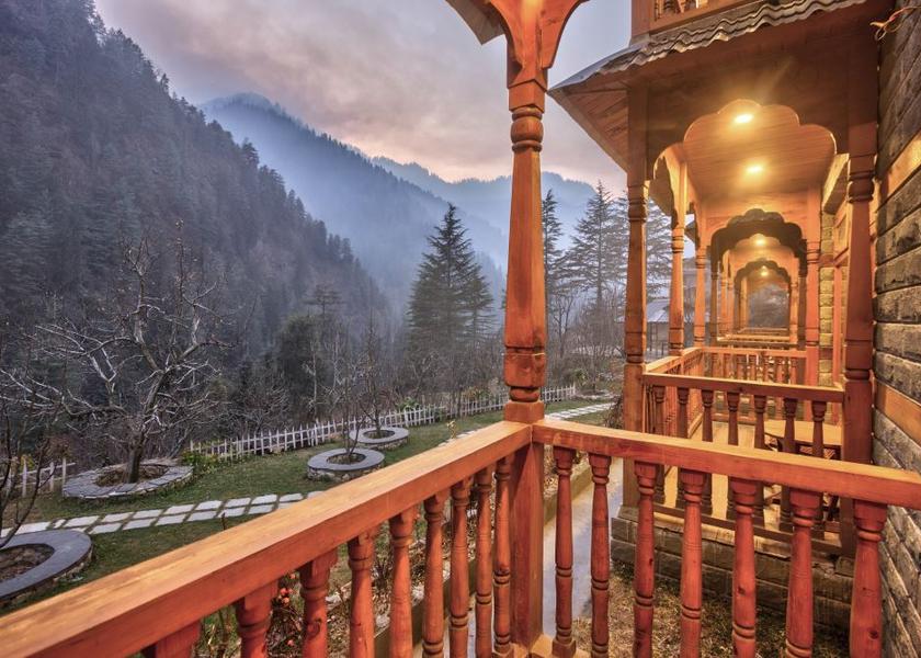 Himachal Pradesh Jibhi View from Property