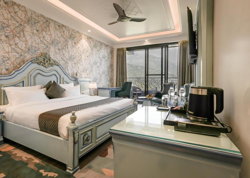 Himachal Pradesh Dharamshala Premium Mountain View Room with Balcony
