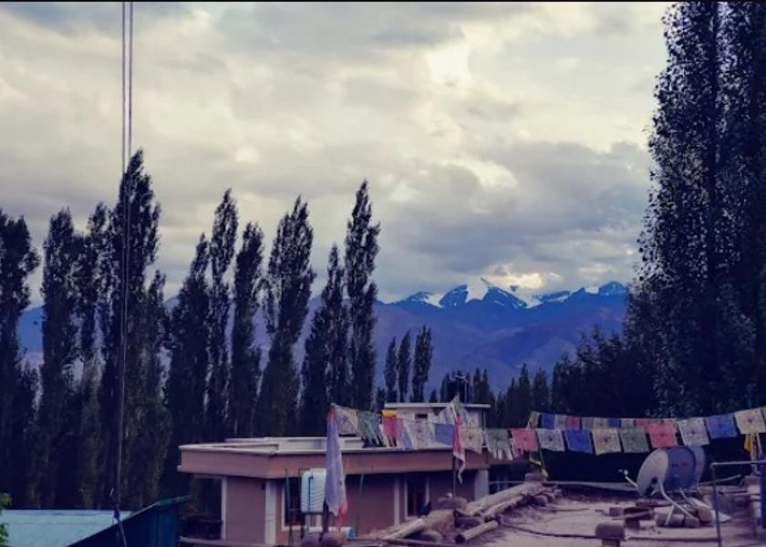 Ladakh Leh Hotel View