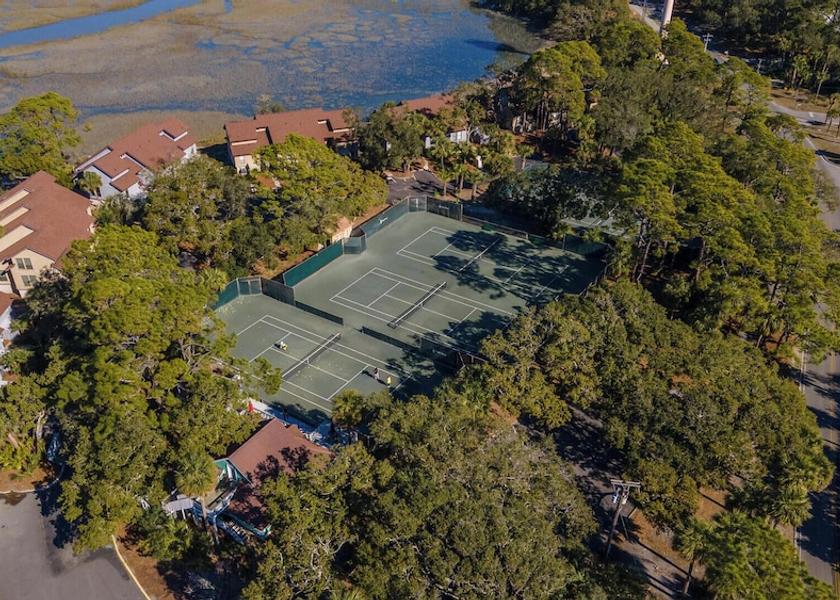 South Carolina Saint Helena Island Aerial View