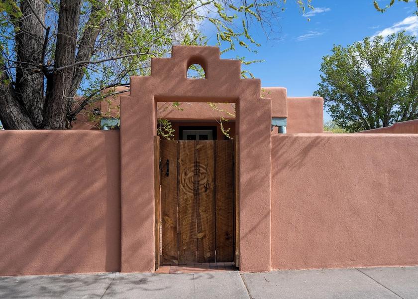 New Mexico Santa Fe Exterior Detail