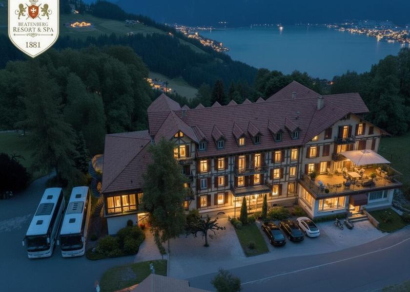 Canton of Bern Beatenberg Front of property - evening/night