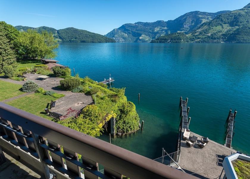 Canton of Nidwalden Beckenried Balcony view
