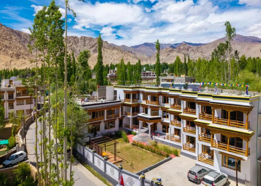 Ladakh Leh Hotel View