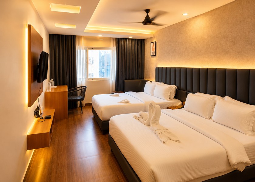 Odisha Bhubaneswar Family Suite With Two Wash Room